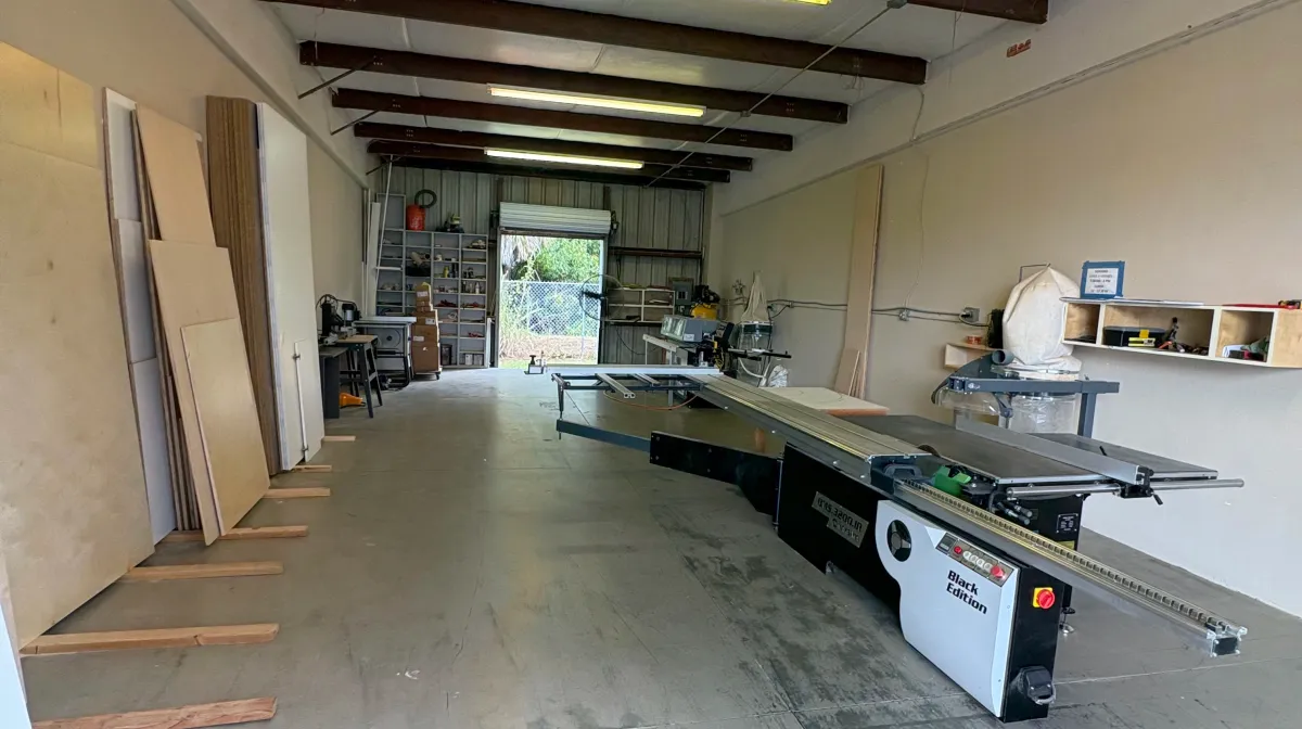 EG Custom Cabinets Custom garage storage cabinets and workbench by EG Contractors in Naples, FL