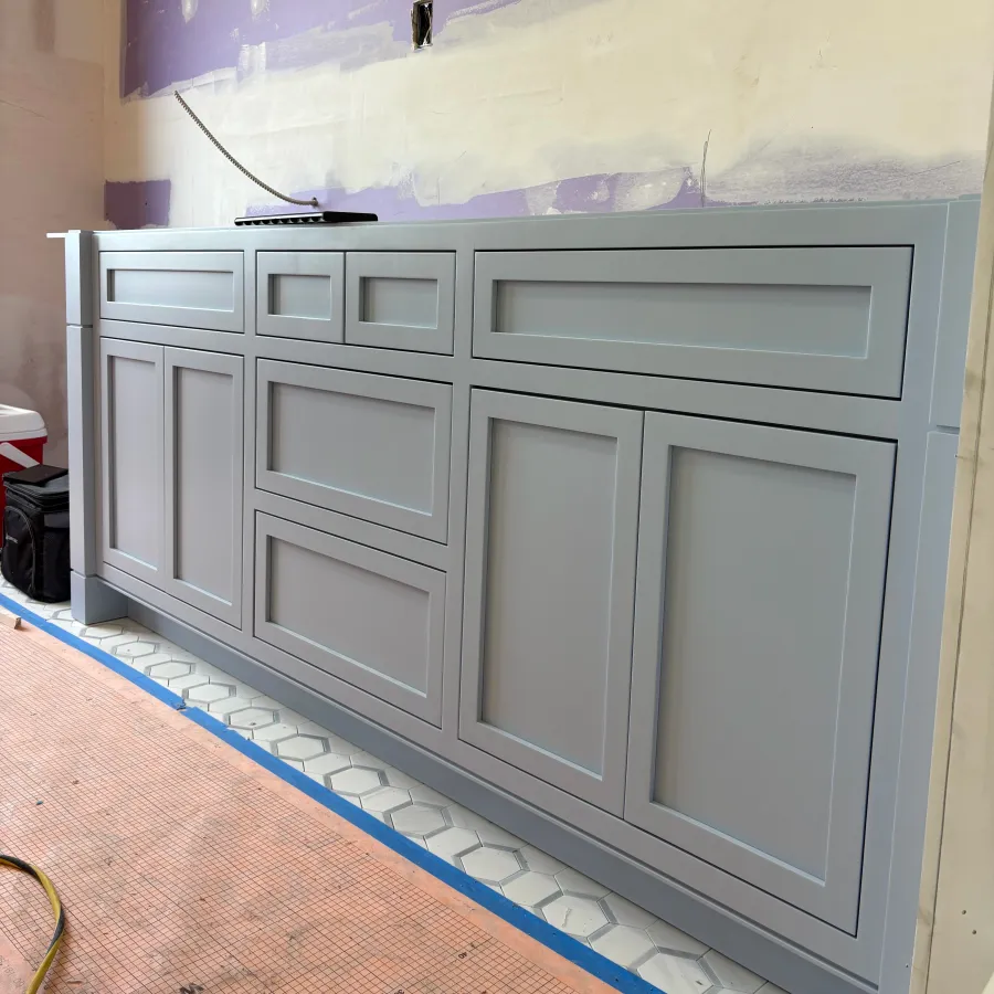 Custom cabinet project by EG Contractors in Southwest Florida