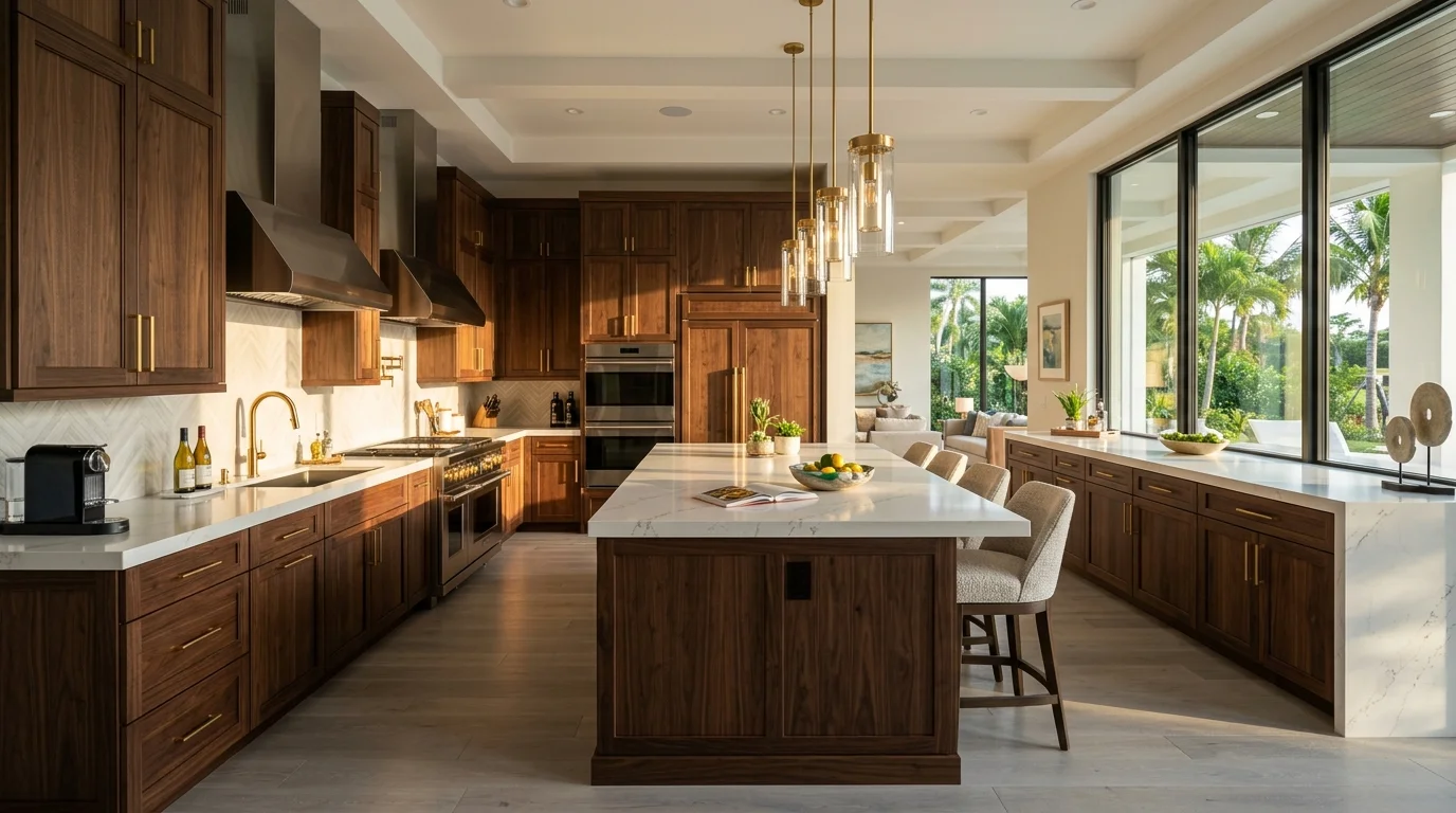 Stunning custom kitchen with premium cabinetry
