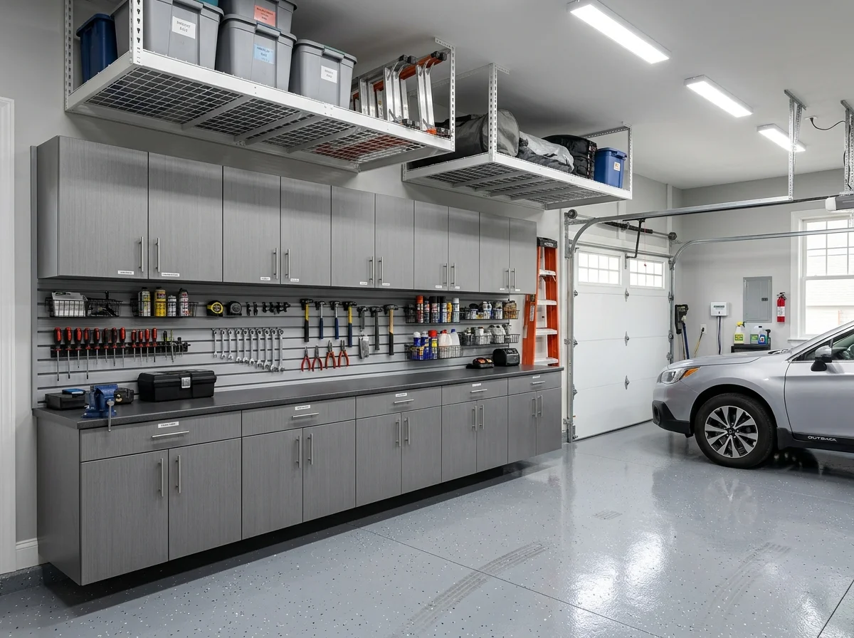 EG Custom Cabinets Garage Storage by EG Contractors in Naples, FL